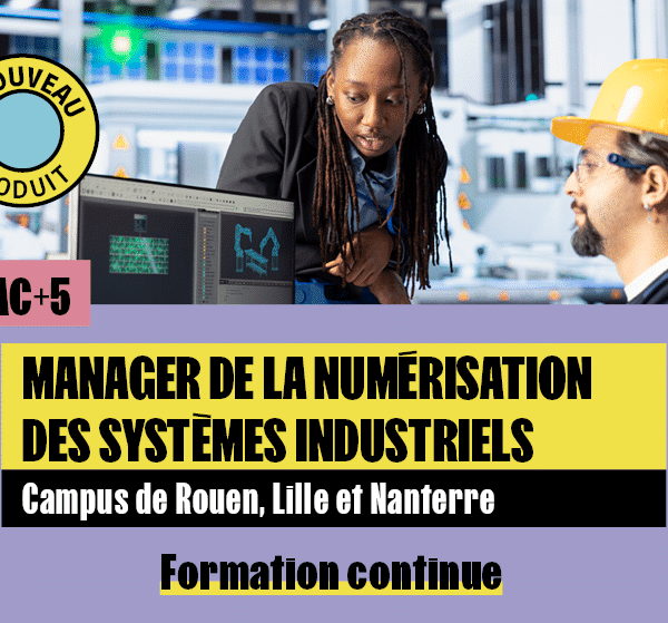 Webinaire CESI Lille – Découvrez la formation Manager de la Numérisation des Systèmes Industriels